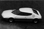 Bertone NSU TRAPEZE four seats mid engine prototype 1973 